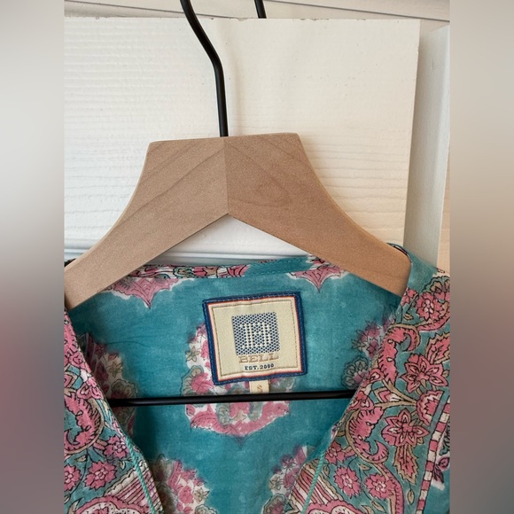 BELL floral patterned blouse silk and cotton - Picture 4 of 8